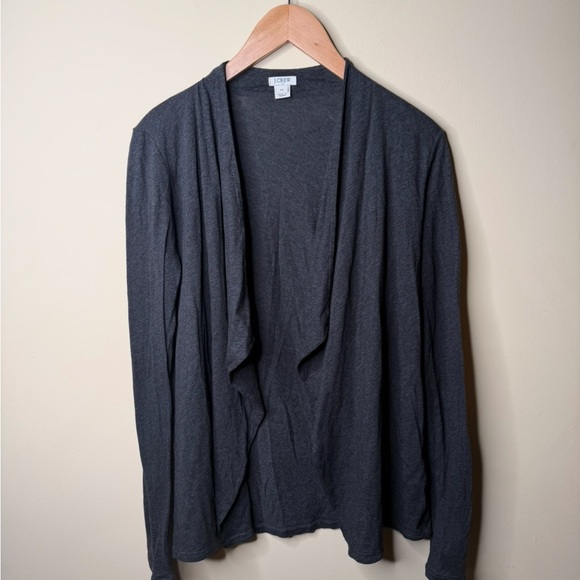 J. Crew Sweaters - J.Crew Women’s XS Grey lightweight Open Front Drape Cardigan. Minimalist Clinic